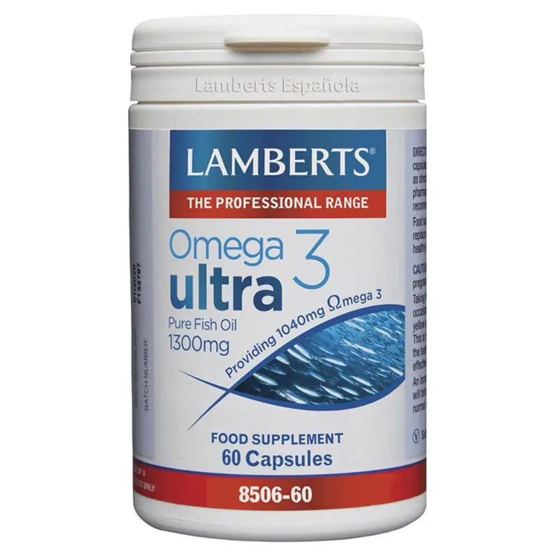 Lamberts Omega 3 Ultra Pure Fish Oil, 60 capsules