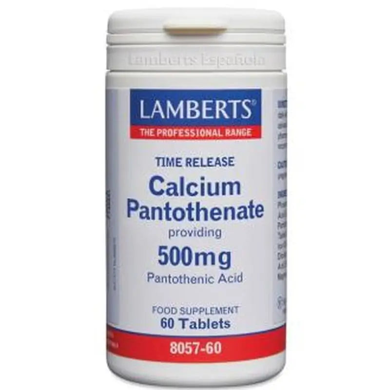 Lamberts Calcium Pantothenate 500 mg. 60 Tablets