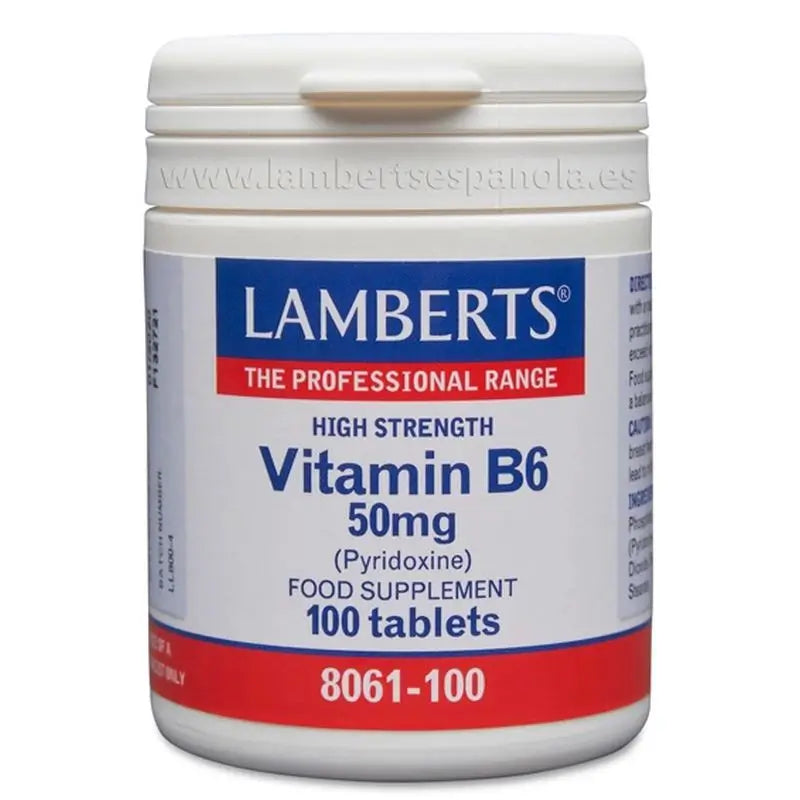 Lamberts Vitamin B6 (Pyridoxine) , 100 capsules
