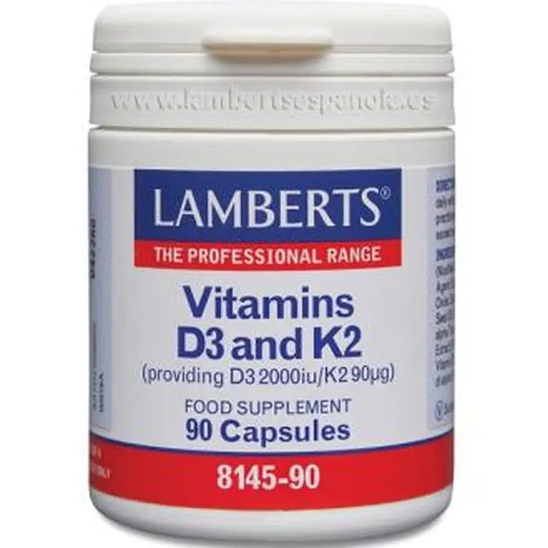 Lamberts Vitamin D3 2000Ui+K2 90Mcg 90 Capsules