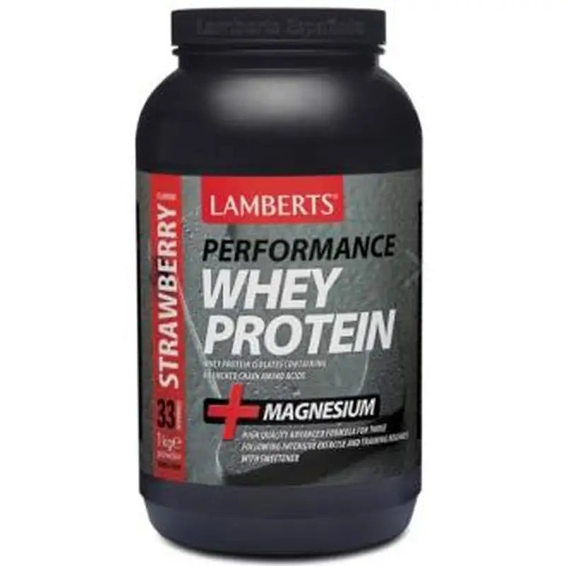 Lamberts Whey Protein Strawberry Flavour 1Kg.