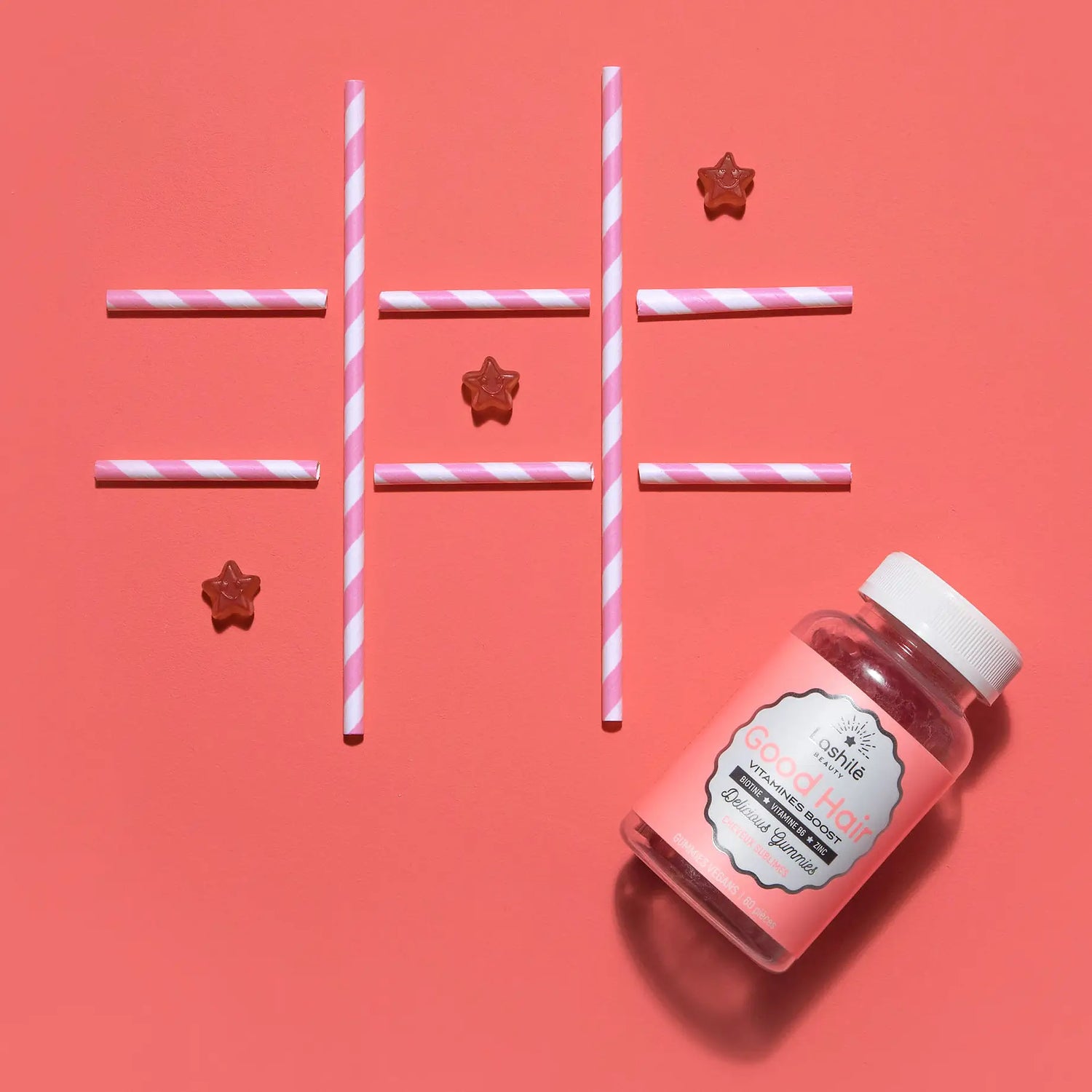 Lashilé Beauty Good Hair Gummies , 60 unités