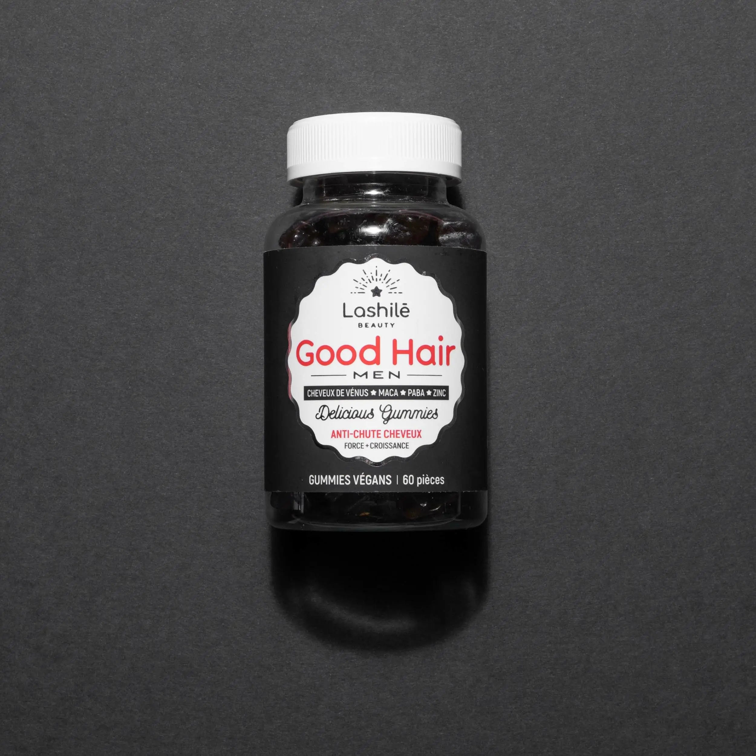 Lashilé Beauty Good Hair Men Gummies , 60 unités
