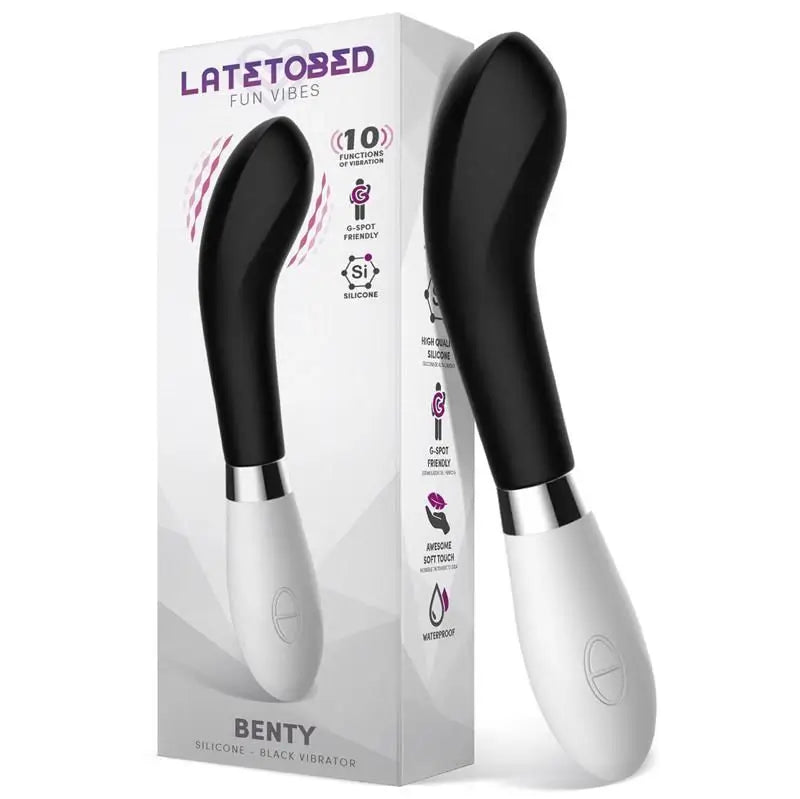 Latetobed Benty Vibrator Silicone Black
