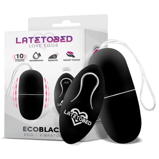 Latetobed Remote Control Vibrating Egg Black