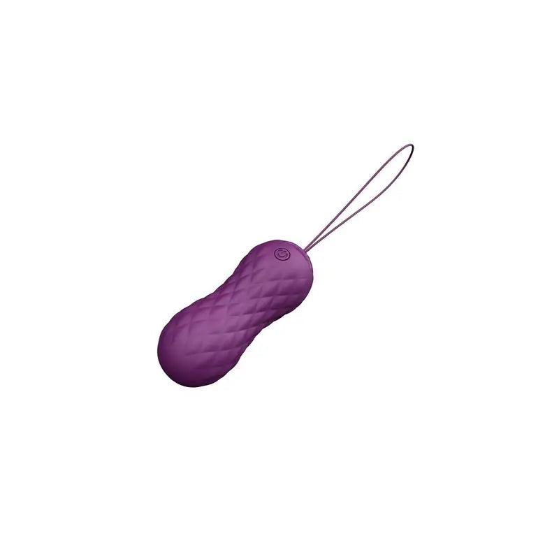 Latetobed Oeuf vibrant avec télécommande Wave Motion Usb Silicone Purple