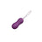 Latetobed Oeuf vibrant avec télécommande Wave Motion Usb Silicone Purple