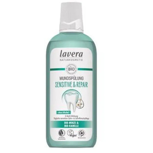 Lavera Sensitive Repair Mouthwash with Fluoride 400Ml.