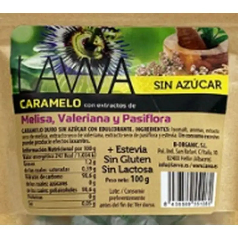 Lavva Mélisse Valériane Passiflore Caramel 1Kg.