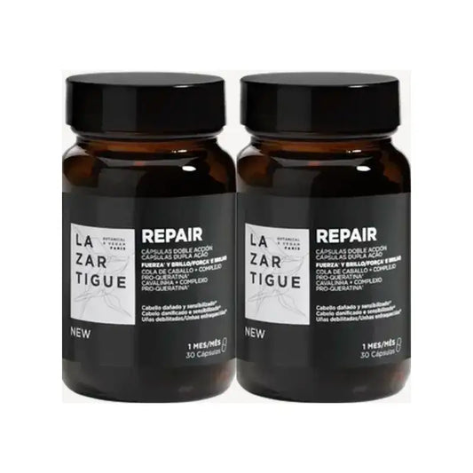 Lazartigue Gélules Réparatrices, Pack 2 x 30 ml