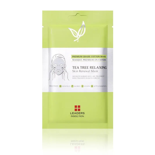 Leaders Masque relaxant et régénérant pour la peau à l'arbre à thé, 25 ml