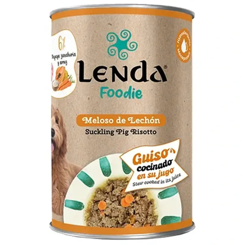 Lenda Foodie Mellow Piglet Dog, 12x400 g