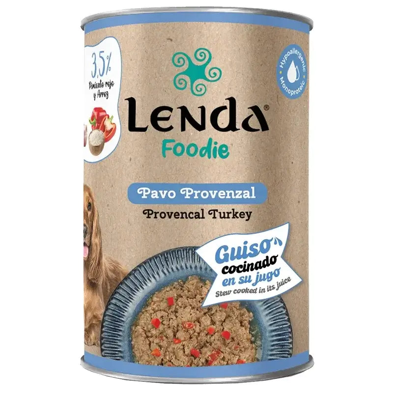 Lenda Foodie Dog Dinde Provençale, 12x400 g