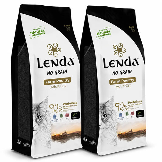 Lenda Cat Poultry Sans Grains, 2 X 2 kg