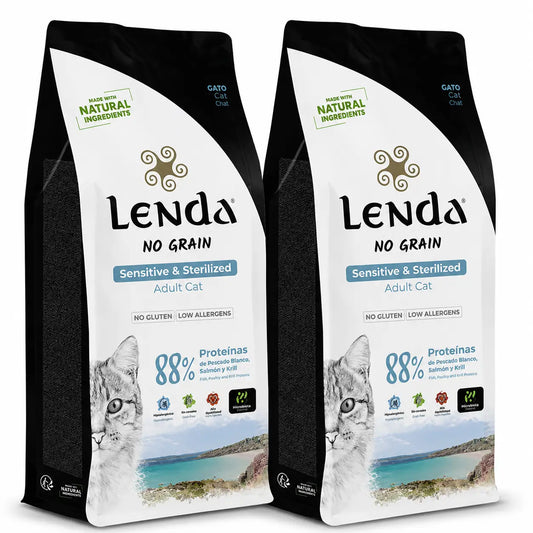Lenda Sensitive Cat Sterilised Grain Free, 2 X 7 kg