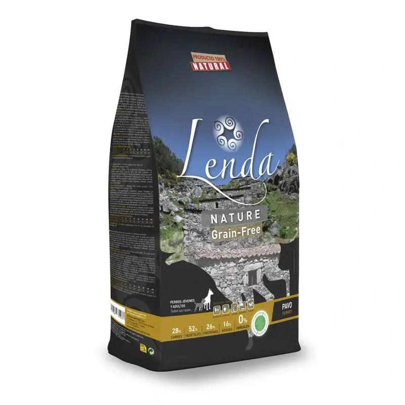 Lenda Dog Nature sans céréales à la dinde, 3 kg