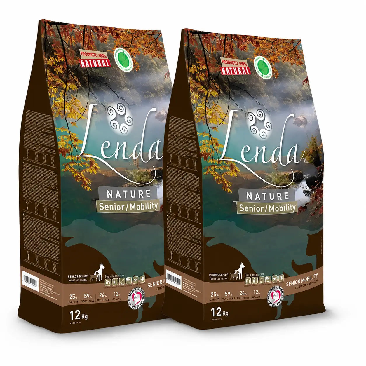 Lenda Dog Nature Senior Mobility, 2 X 12 kg