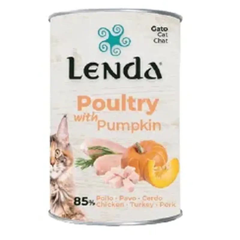 Lenda Wet Cat Poultry & Pumpkin Pate, 12x400 g