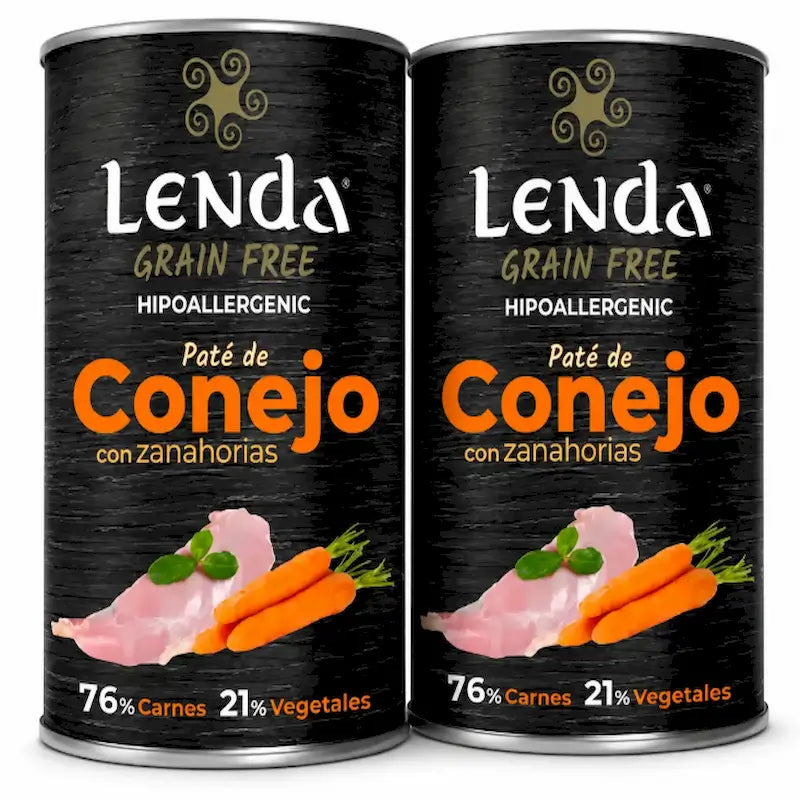 Lenda lapin humide pour chien, 24x400gr