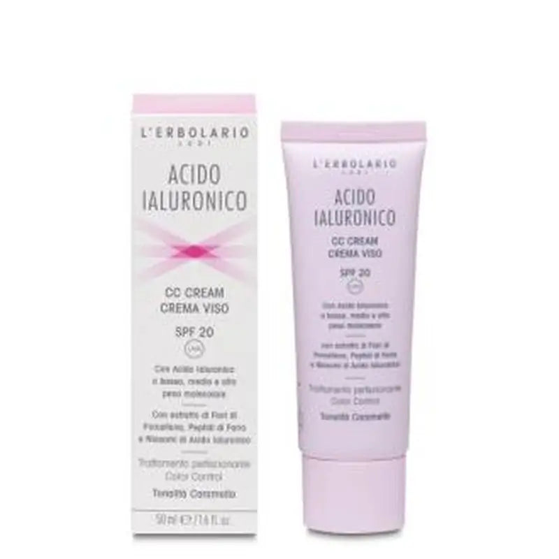 L'Erbolario Hyaluronic Acid Cc Cream Caramel Tone 50Ml.