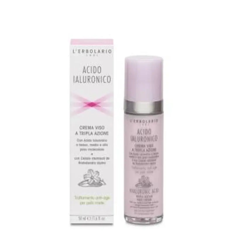 L'Erbolario Hyaluronic Acid Facial Cream 50Ml.