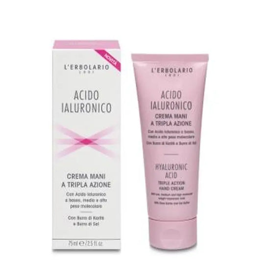 L'Erbolario Hyaluronic Acid Hand Cream 75Ml.