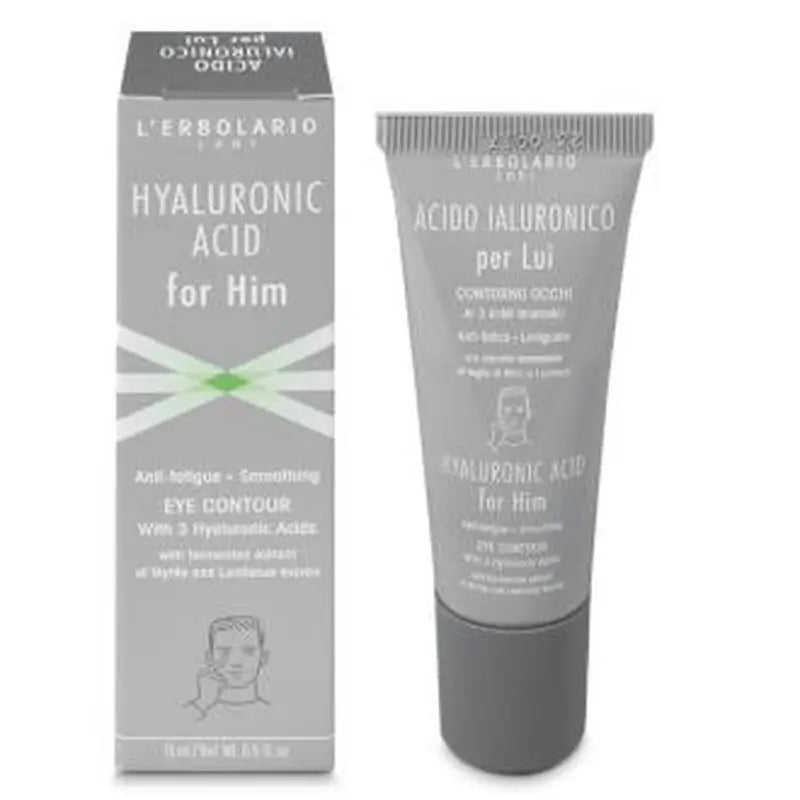 L'Erbolario Men's Hyaluronic Acid Eye Contour 15Ml.