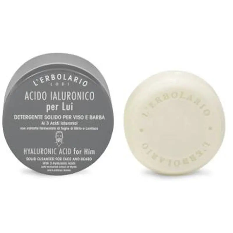L'Erbolario Hyaluronic Acid Men's Face Solid Face Wash 60