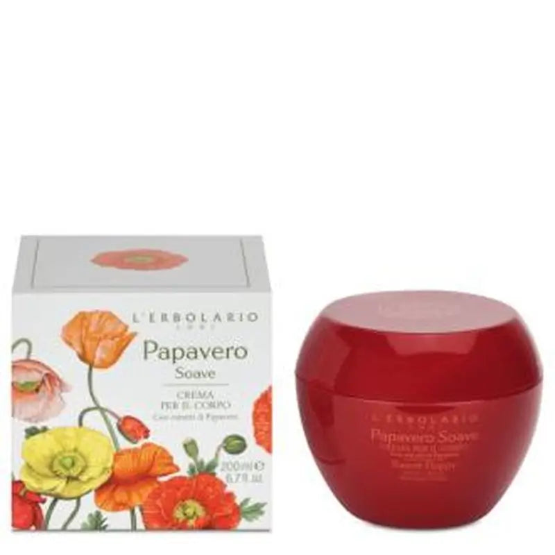 L'Erbolario Sweet Poppy Body Cream 200Ml.