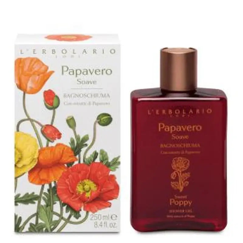 L'Erbolario Sweet Poppy Bath Gel 250ml.