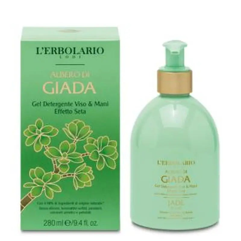 L'Erbolario Jade Tree Face & Hand Cleansing Gel 280Ml.