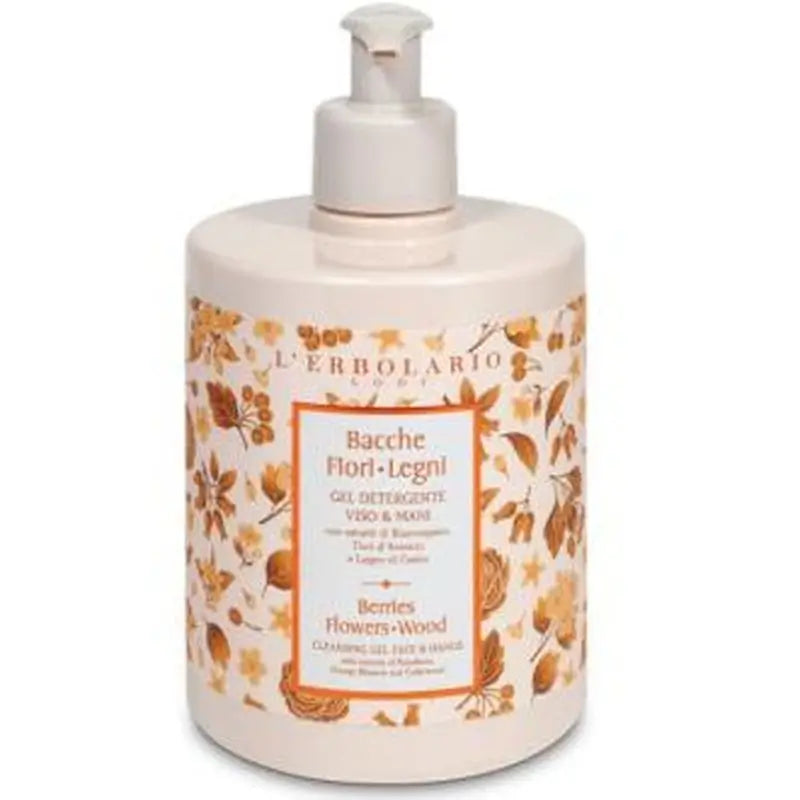 L'Erbolario Berries Flowers Face & Hand Washing Gel 500Ml.