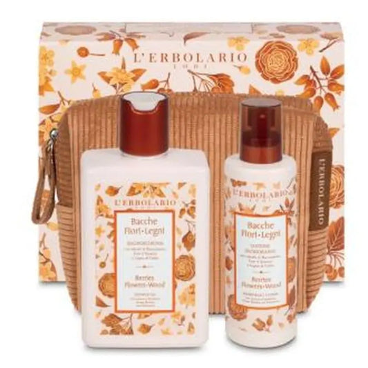 L'Erbolario Berries Flowers Cedar Wood Bath Gel+Deodorant