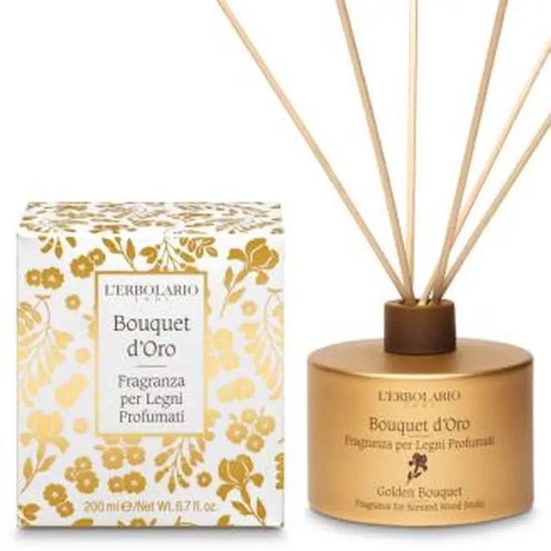 L'Erbolario Bouquet De Oro Wood Fragrance (Mikados) 200M