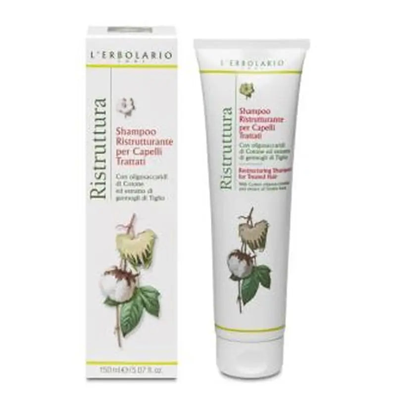 L'Erbolario Restructuring Shampoo for Treated Hair 150ml.