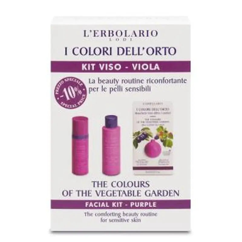 L'Erbolario Colours From The Orchard Micellar Face Cream Mask Kit