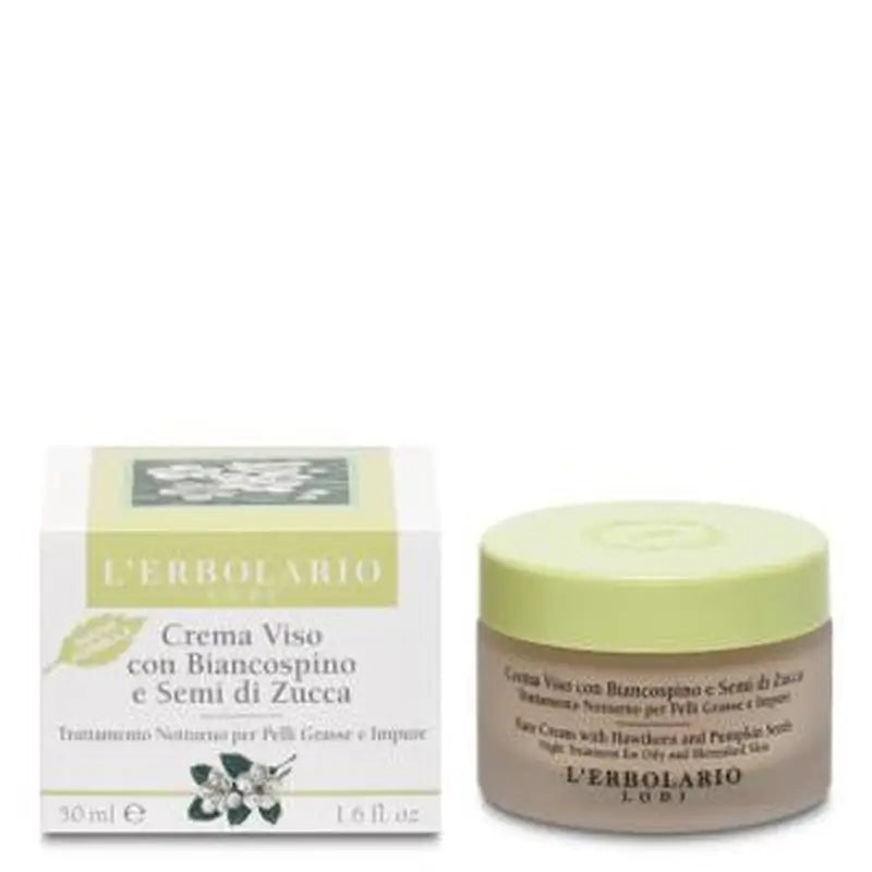 L'Erbolario Whitethorn Facial Cream 50Ml.