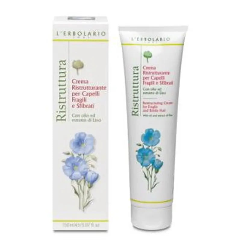 L'Erbolario Restructuring Cream for Fragile Hair 150ml.