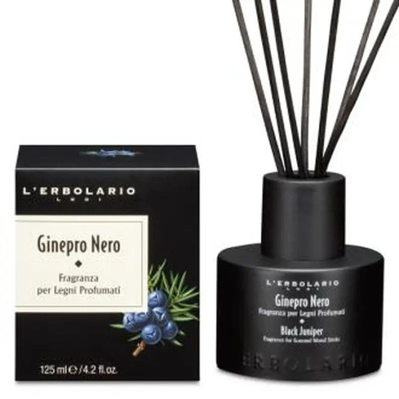 L'Erbolario Black Juniper Wood Oil (Mikados) 125Ml.