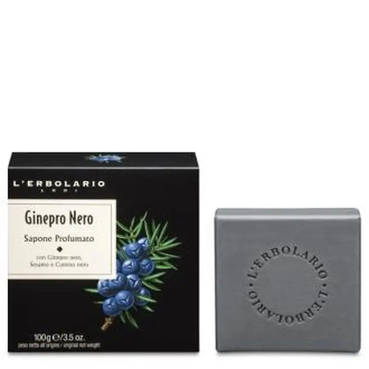 L'Erbolario Black Juniper Soap Bar 100Gr.