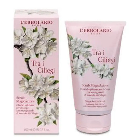 L'Erbolario Entre Cerezas Scrub Magica Accion Corporal 150Ml.