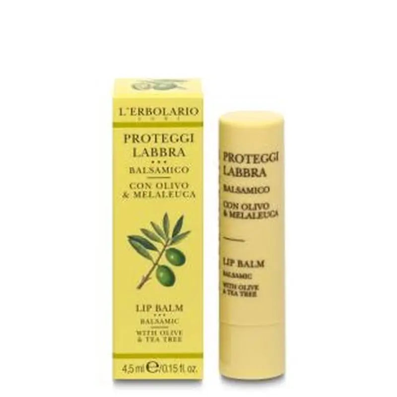 L'Erbolario Lip Protector Olive & Tea Tree 4,5Ml.