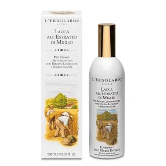 L'Erbolario Millet & Soy Extract Hairspray 150ml.