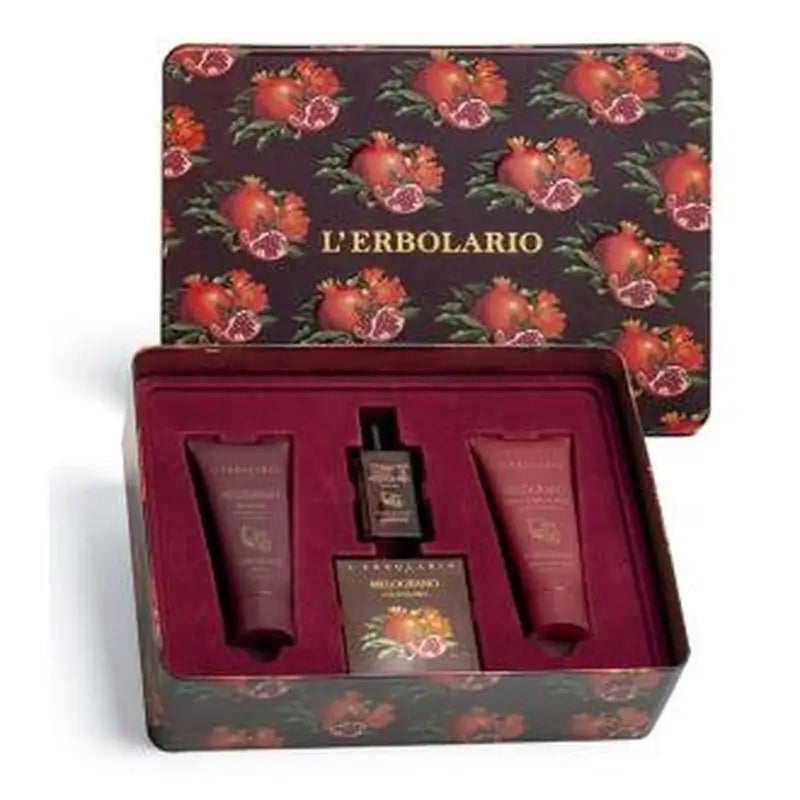 L'Erbolario Melograno Trio Perfume 50Ml+Gel 100M+Cream Corpora