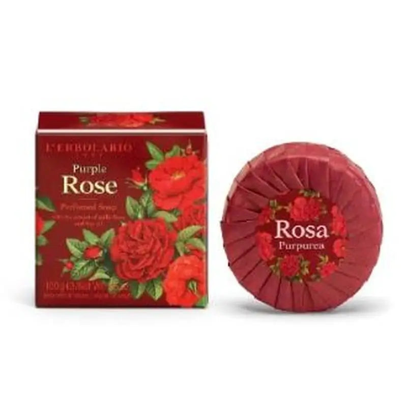 L'Erbolario Rosa Purpurea Perfumed Soap 100Gr.