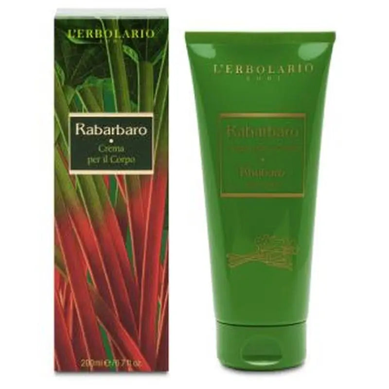 L'Erbolario Rhubarb Perfumed Body Cream 200Ml.