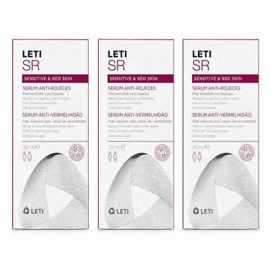 Leti SR Sérum anti-rougeurs, 30 ml pack 3
