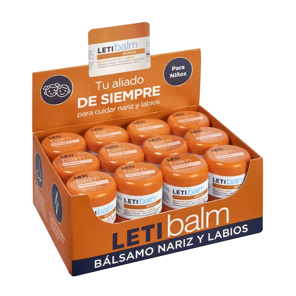 Letibalm Baume réparateur pédiatrique, nez et lèvres, 10 ml