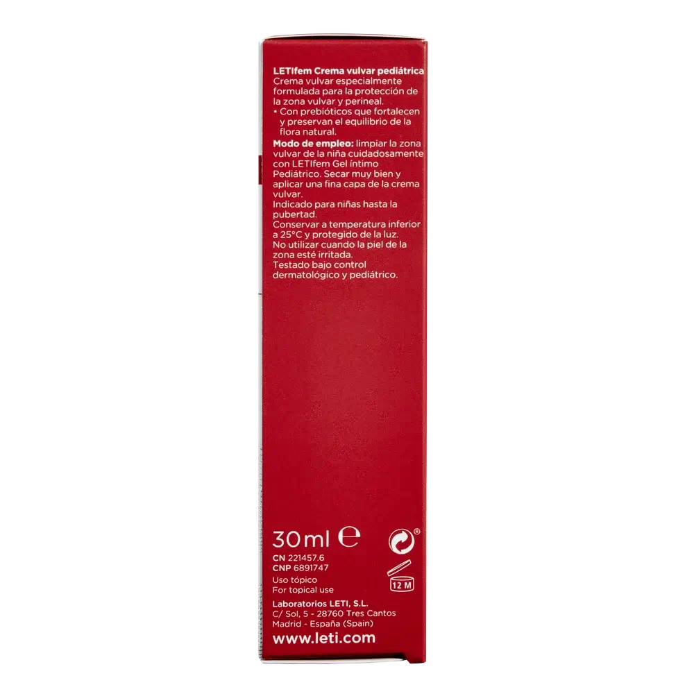 Letifem Crème vulvaire pédiatrique, 30 ml