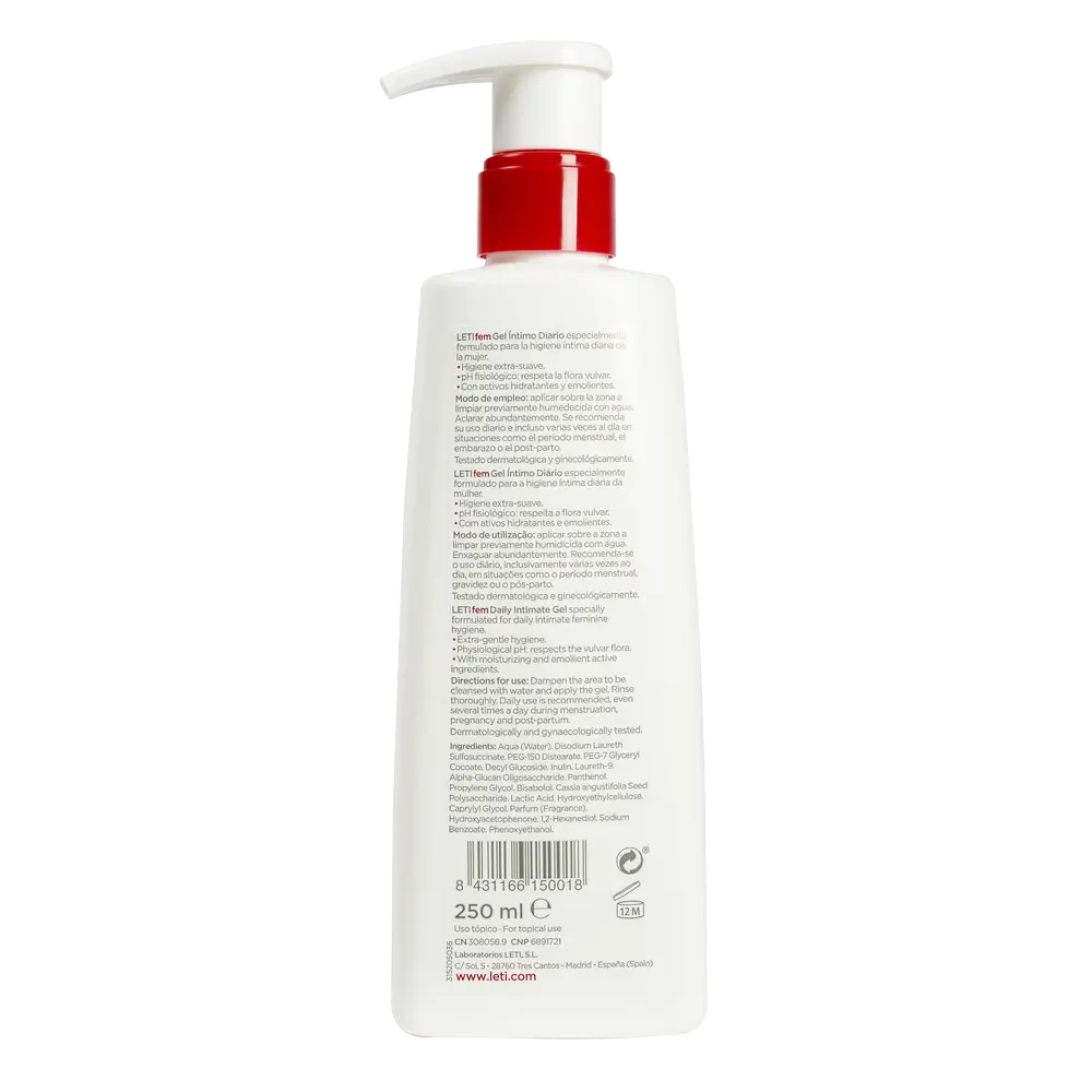 Letifem Woman Intimate Gel, 250 ml